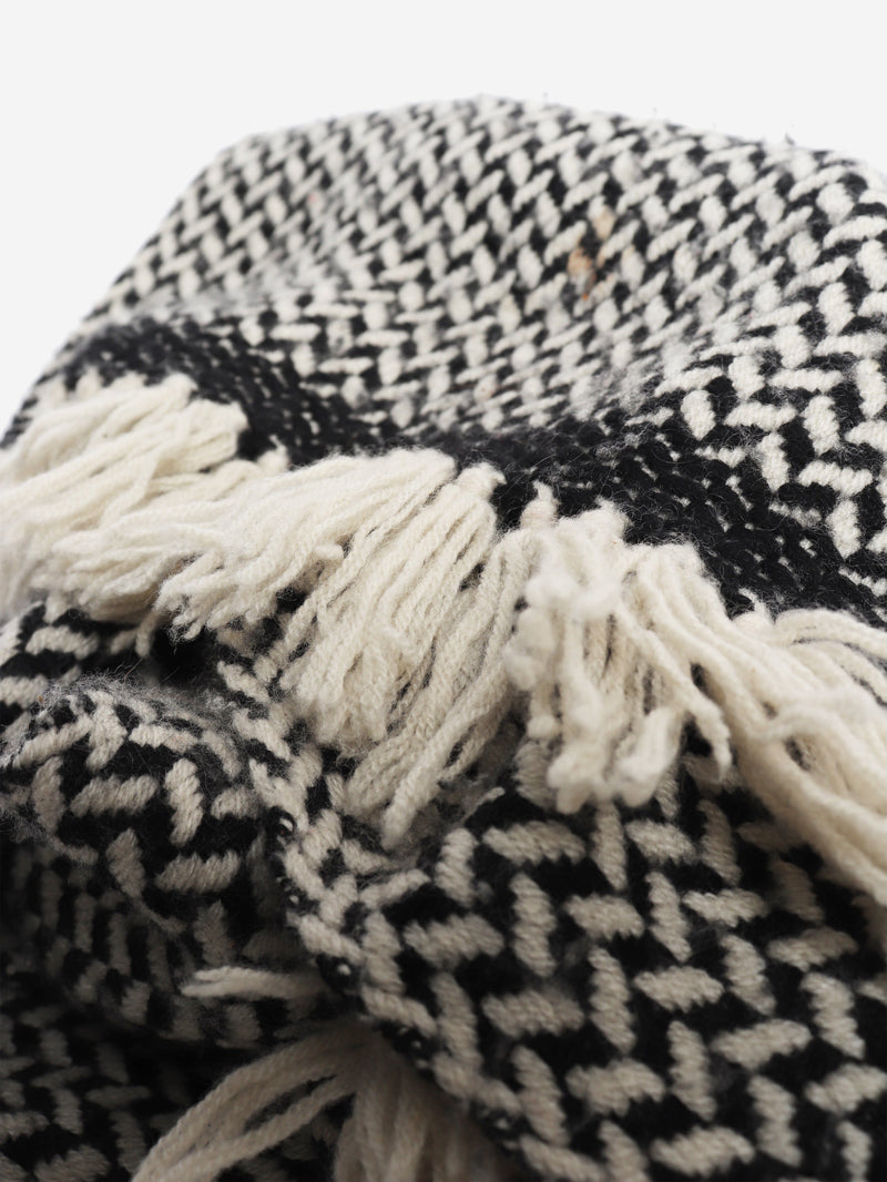 Black and white Alena herringbone scarf Coats & Jackets Isabel Marant Etoile 
