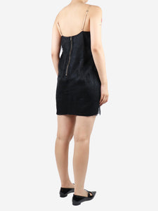 Stella McCartney Black lace mini dress - size UK 12