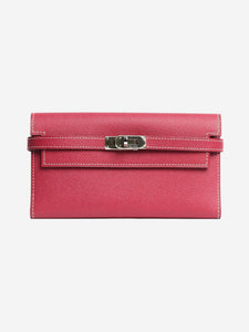 Hermes Purple 2013 Kelly long wallet