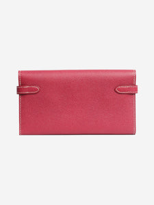 Hermes Purple 2013 Kelly long wallet