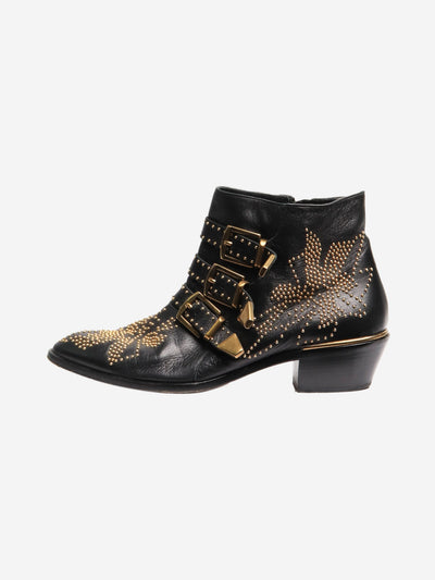 Black studded ankle boots - size EU 38.5 (UK 5.5) Boots Chloe 