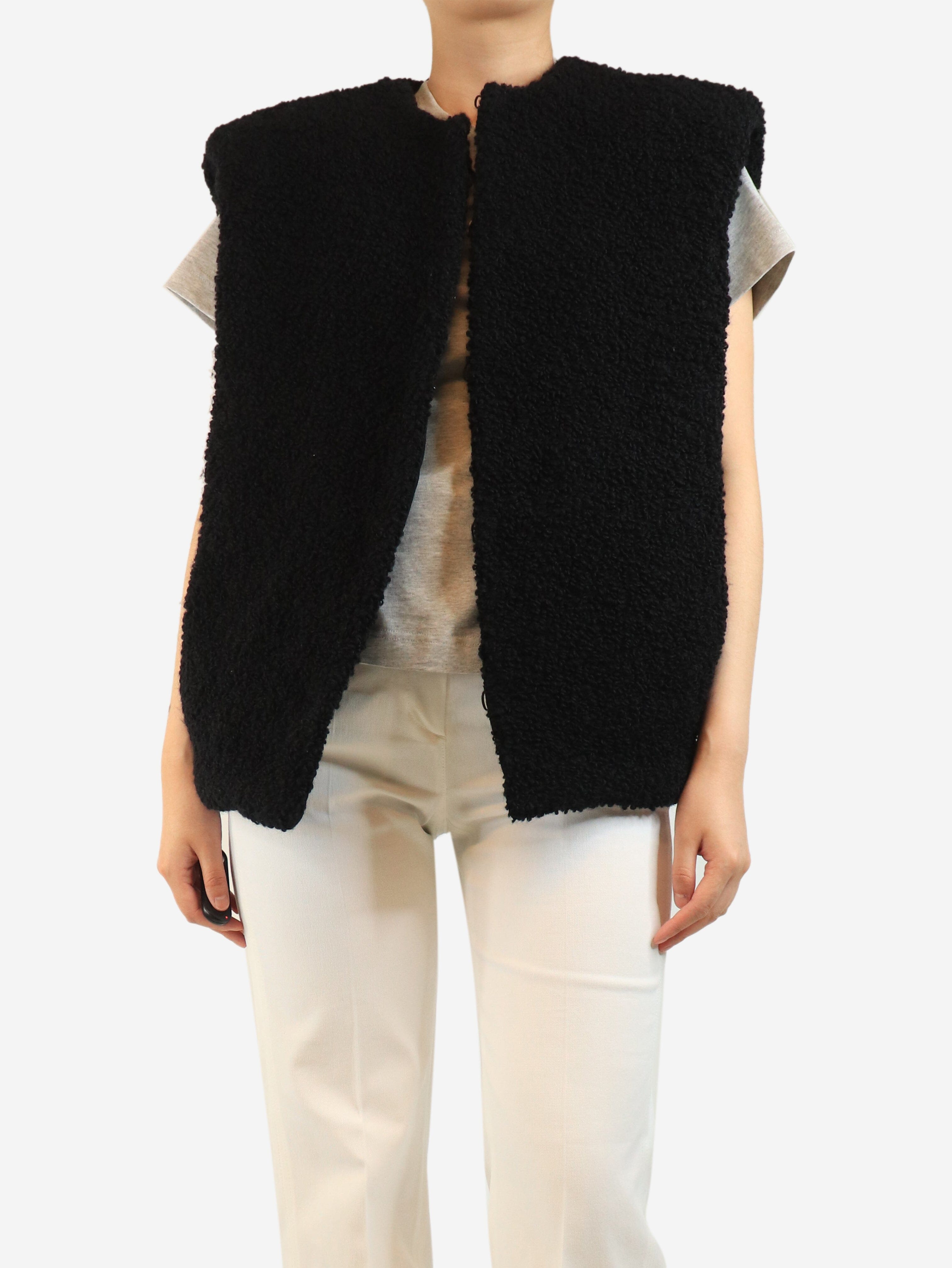 Black Gwendala wool jacket - size UK 8 Coats & Jackets Isabel Marant 