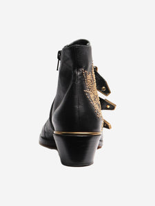 Chloe Black studded ankle boots - size EU 38.5 (UK 5.5)