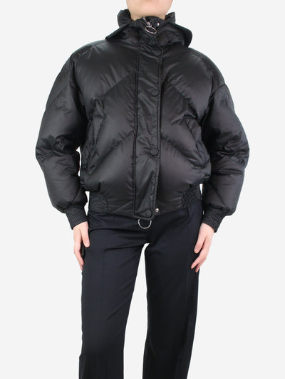 Black hooded puffer jacket - size S Coats & Jackets Ienki Ienki 