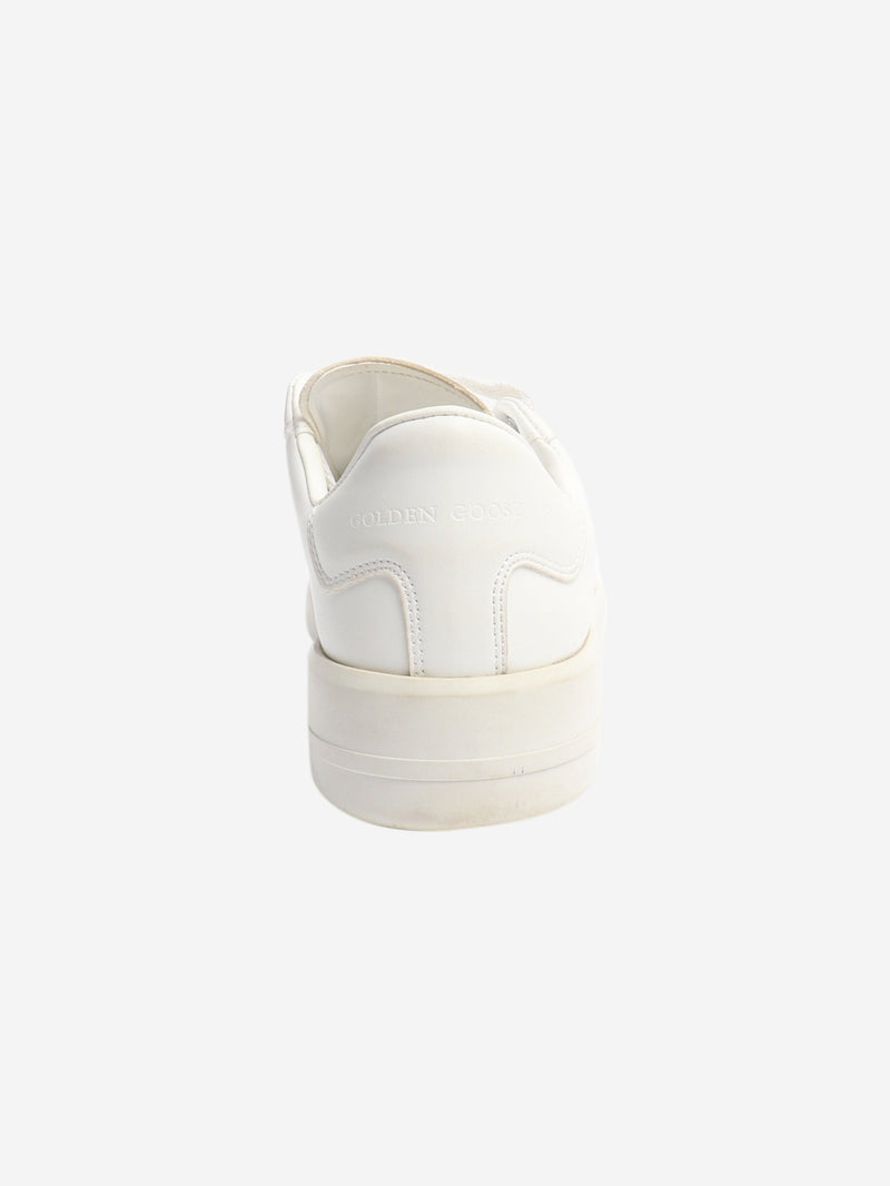 White leather star sneakers - size EU 39 (UK 6) Trainers Golden Goose 