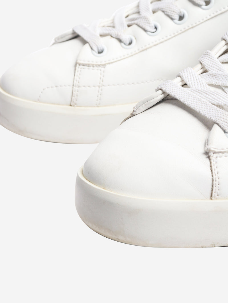 White leather star sneakers - size EU 39 (UK 6) Trainers Golden Goose 