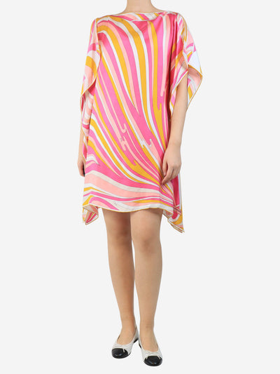 Pink silk kaftan - size UK 6 Tops Emilio Pucci 