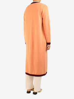 Apricot longline cardigan - size UK 12 Knitwear Chanel 