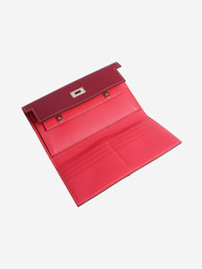 Hermes Purple 2013 Kelly long wallet