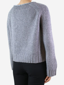 Khaite Grey crewneck jumper - size XS
