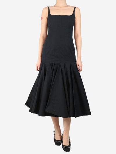 Black Agave midi dress - size UK 8 Dresses Jacquemus 