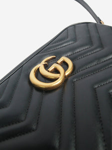 Gucci Black GG Marmont cross-body bag