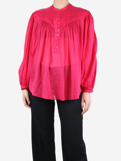 Pink sheer blouse - size UK 6 Tops Isabel Marant 