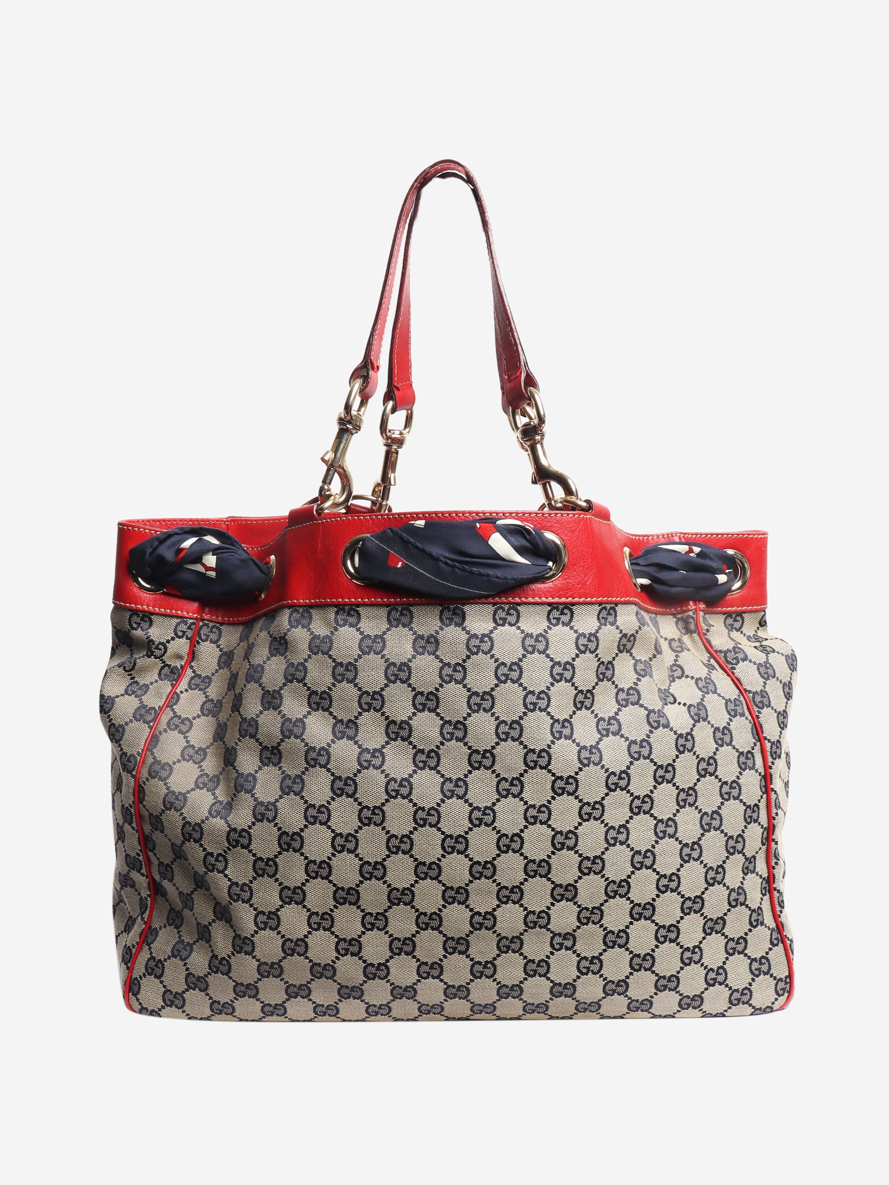 Neutral vintage Positano GG canvas tote bag Tote Bags Gucci 