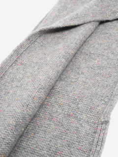 Grey cashmere flecked snood Scarves Bonpoint 