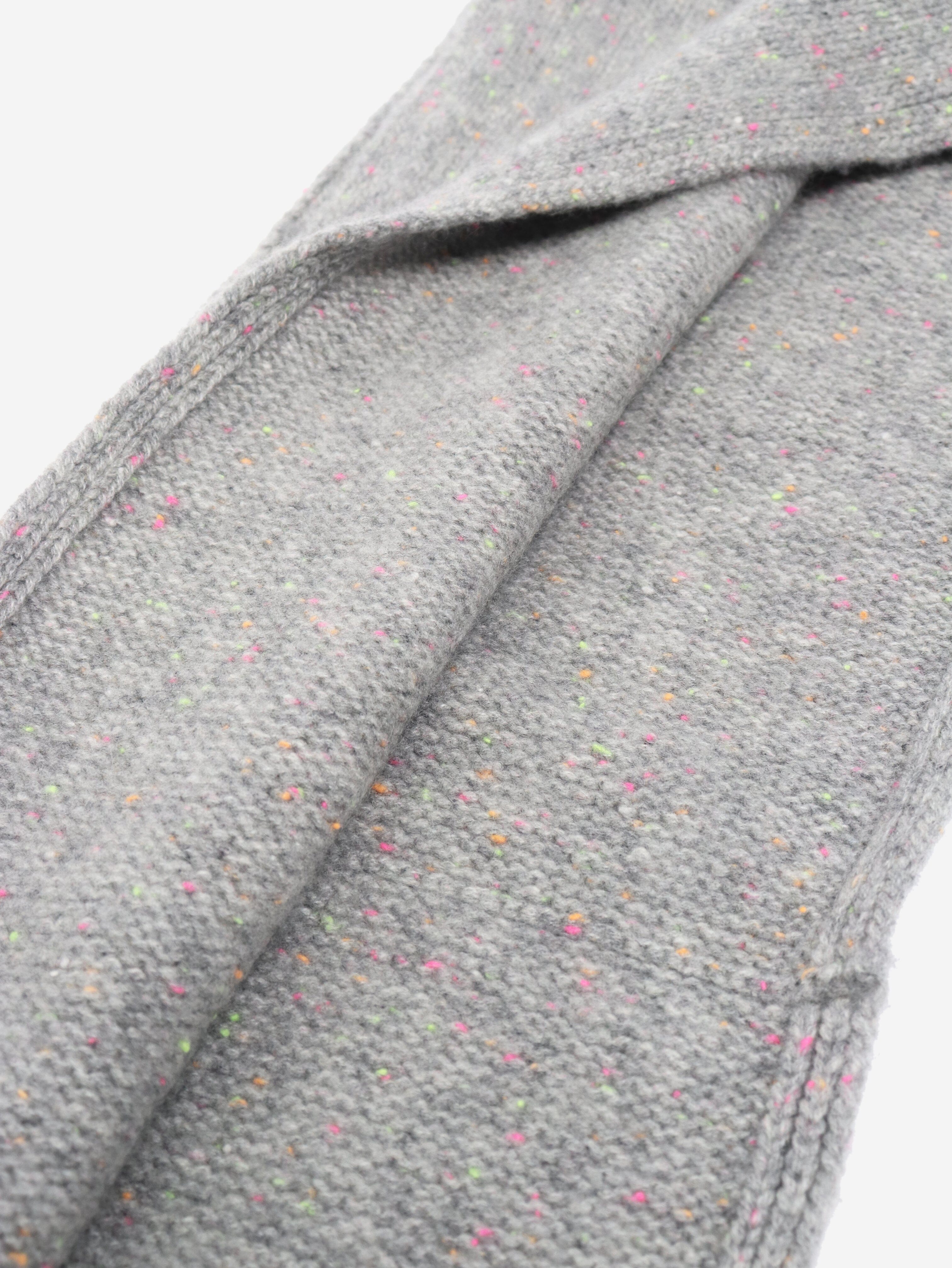 Grey cashmere flecked snood Scarves Bonpoint 