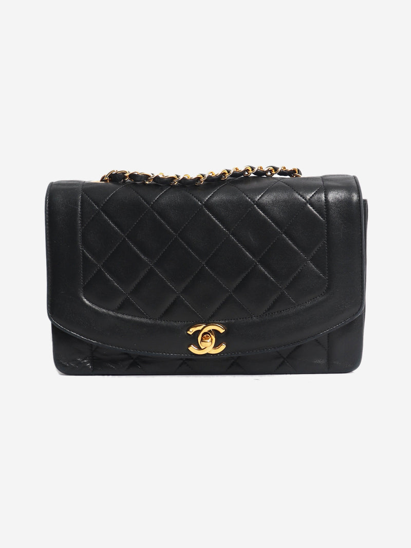 Navy 1991 Diana flap bag Shoulder bags Chanel 