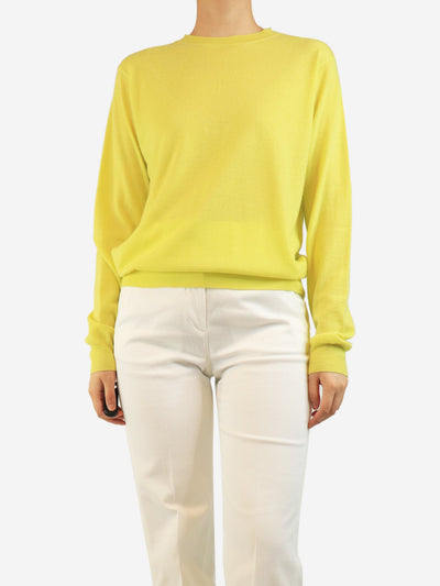 Lemon fine knit sweater - size UK 8 Knitwear Prada 