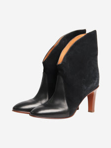 Chloe Black leather and suede ankle boots - size EU 39.5 (UK 6.5)