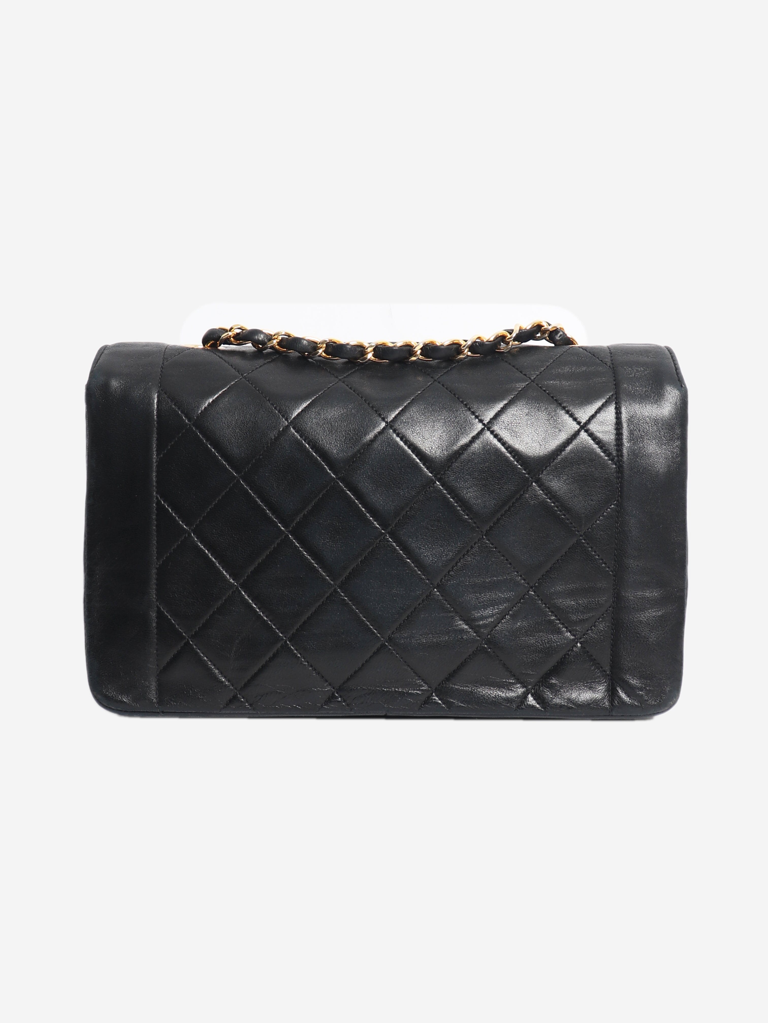 Navy 1991 Diana flap bag Shoulder bags Chanel 