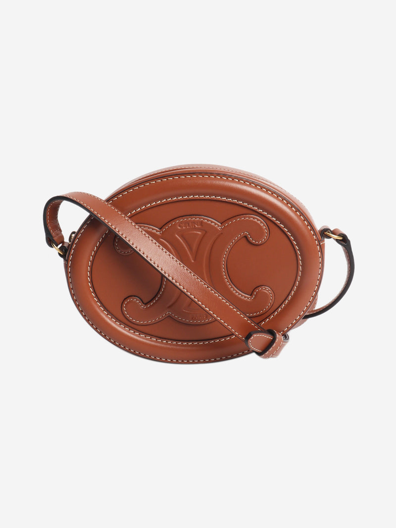 Brown Triomphe Oval crossbody bag Cross-body bags Celine 