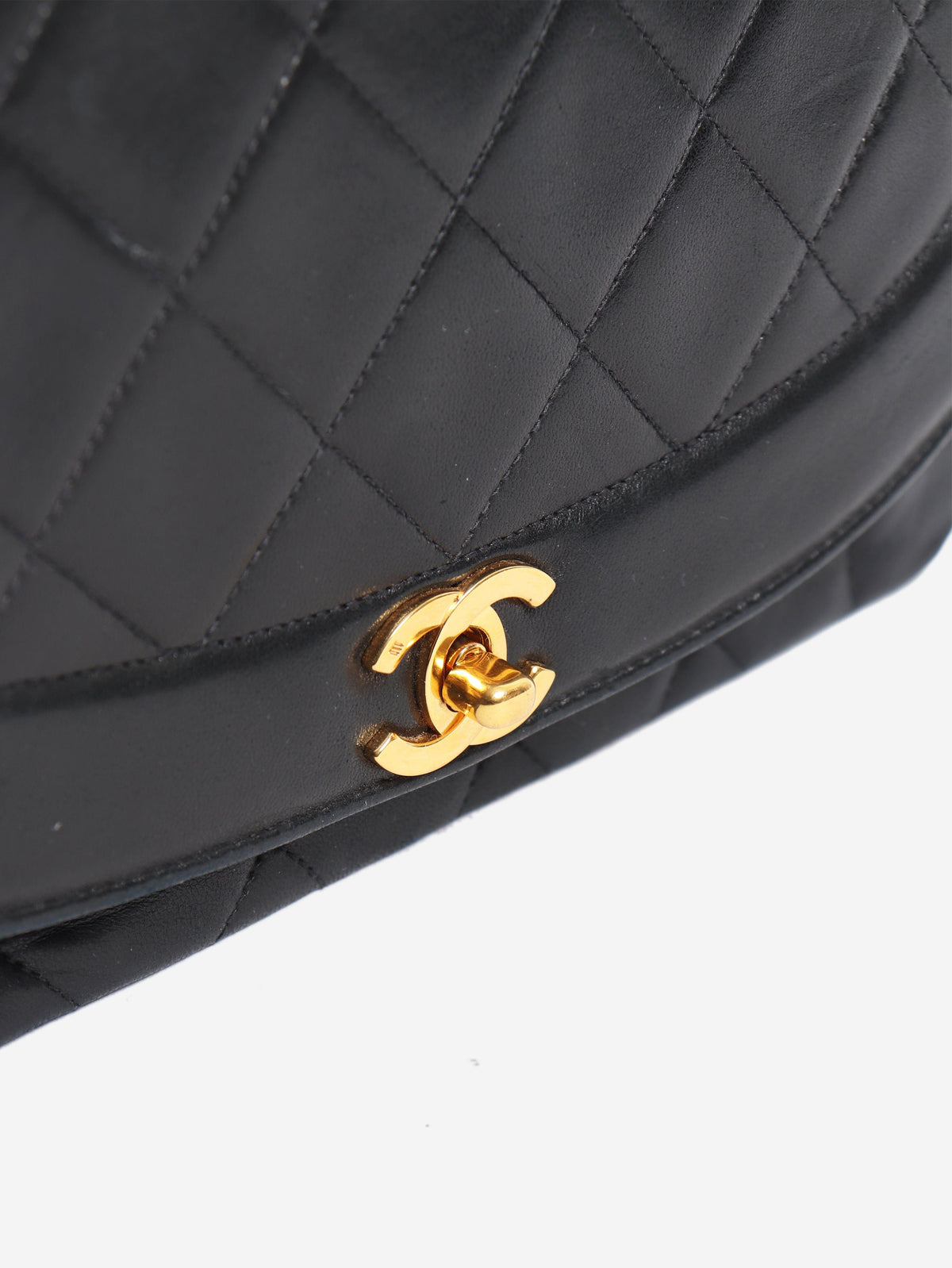 Navy 1991 Diana flap bag Shoulder bags Chanel 