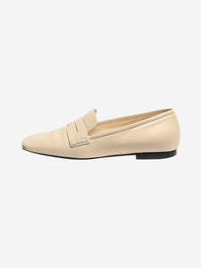 Khaite Cream leather loafers - size EU 38