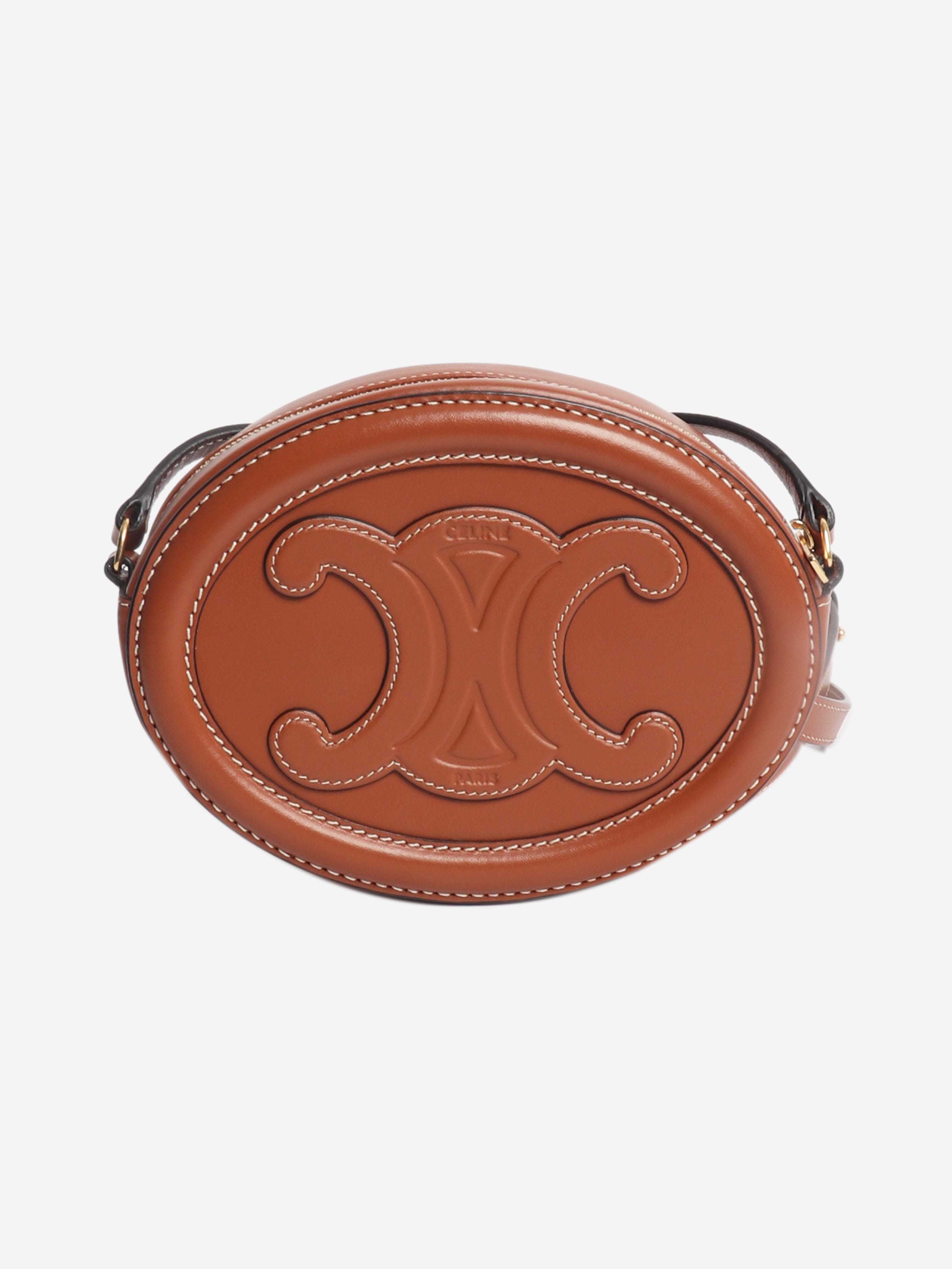 Brown Triomphe Oval crossbody bag Cross-body bags Celine 