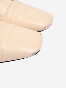 Khaite Cream leather loafers - size EU 38