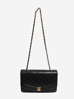 Navy 1991 Diana flap bag Shoulder bags Chanel 