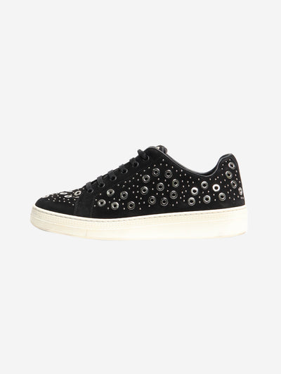 Black studded trainers - size EU 38 (UK 5) Trainers Alaia 