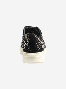 Alaia Black studded trainers - size EU 38 (UK 5)