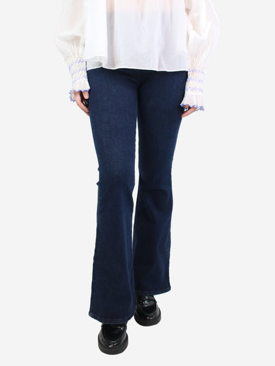 Blue high-rise flared legs - size S Trousers Frame 