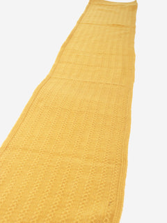 Mustard cashmere skinny scarf Scarves Bonpoint 