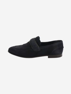 Navy monili suede loafers - size EU 36 Flat Shoes Brunello Cucinelli 