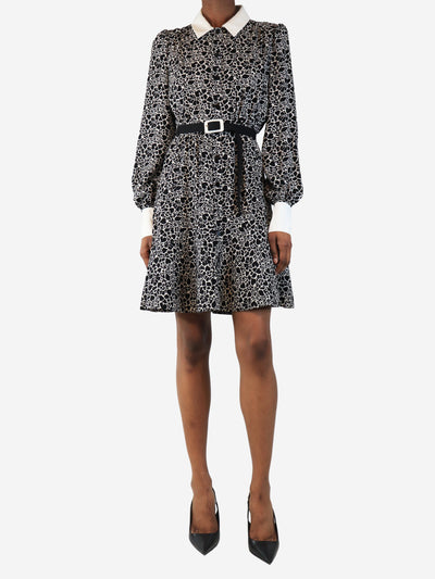 Black Sleeveless heart print dress - size UK 8 Dresses Zimmermann 