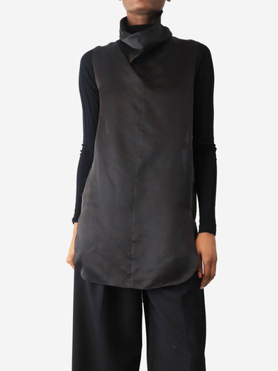 Black sheer high-neck tunic - size XS Tops The Row 