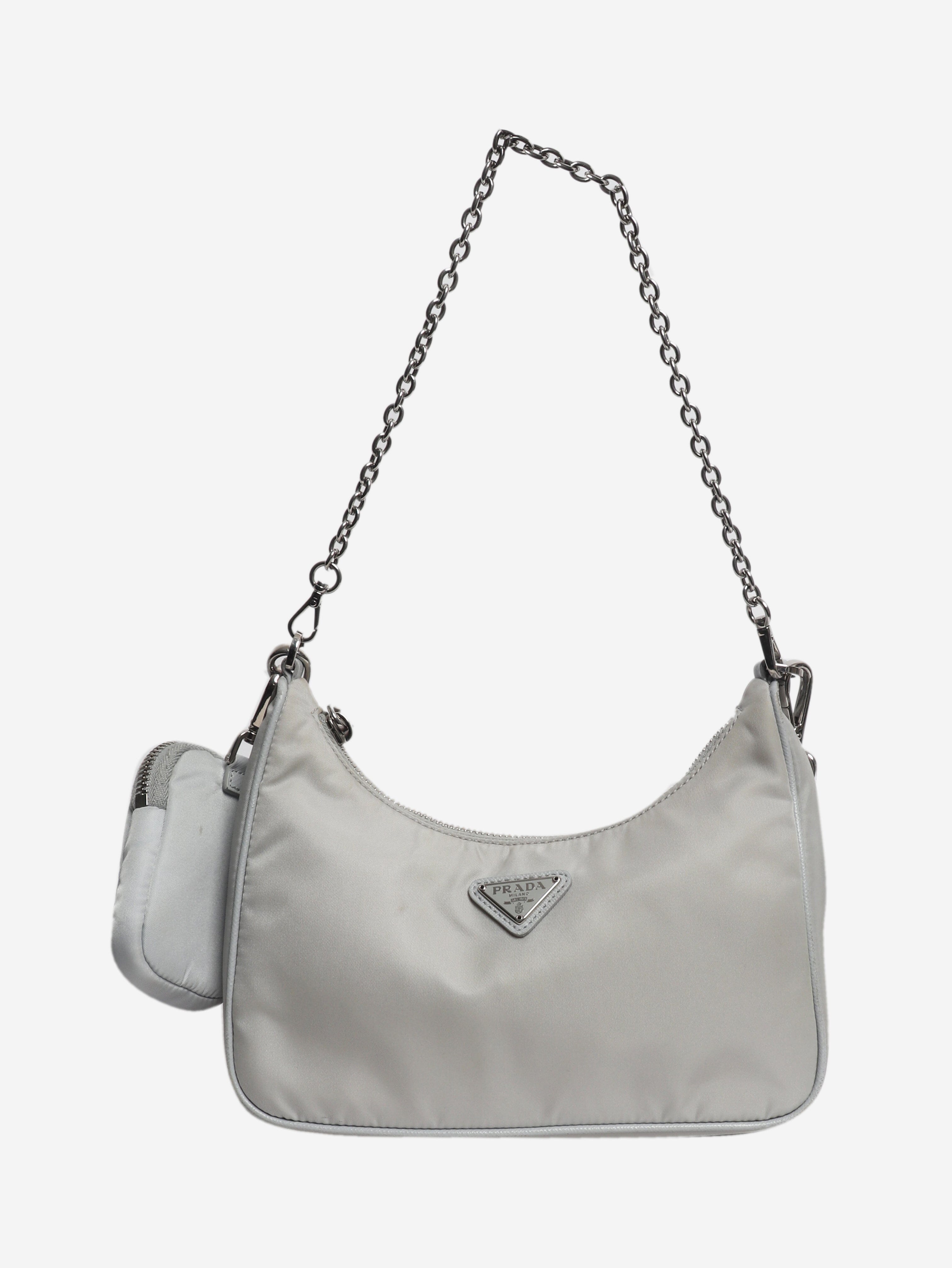Grey Re-Nylon shoulder bag Shoulder bags Prada 