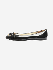 Jimmy Choo Black patent leather ballet flats - size EU 38