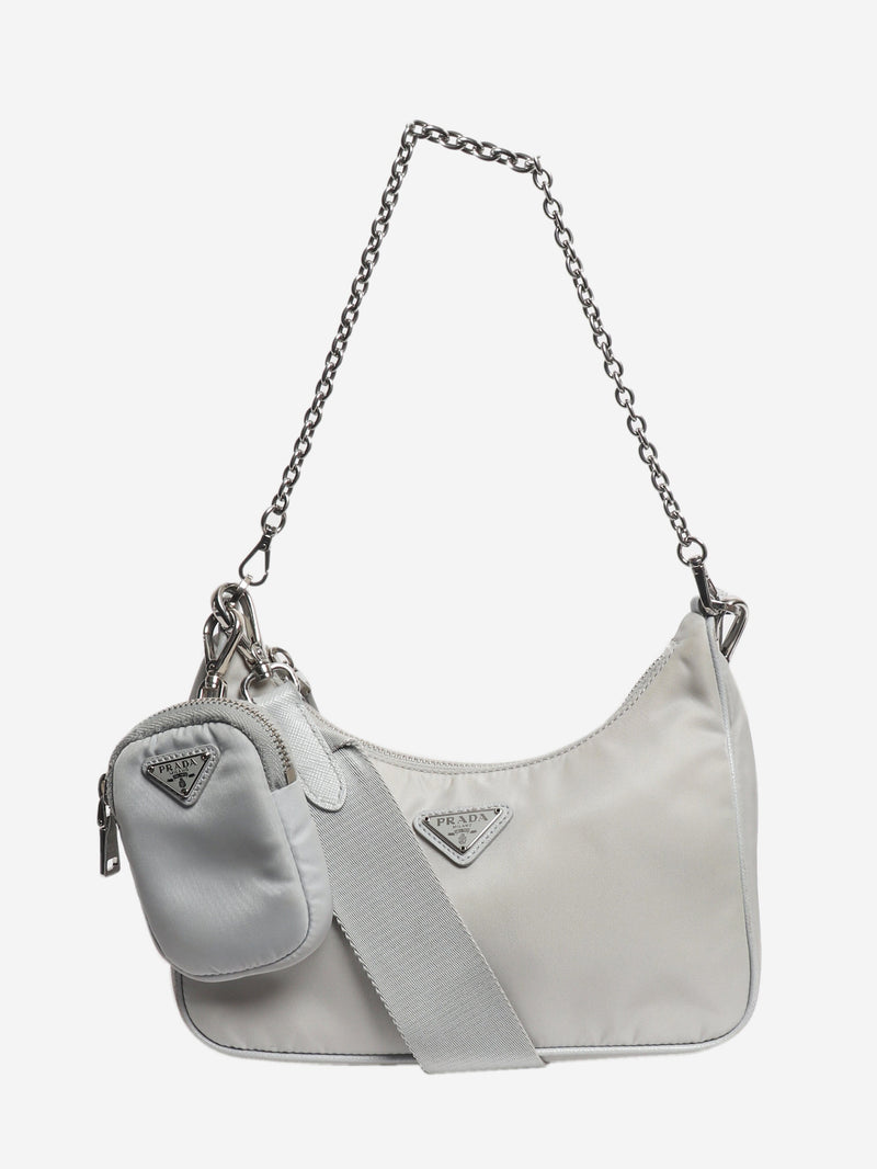 Grey Re-Nylon shoulder bag Shoulder bags Prada 