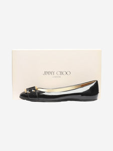 Jimmy Choo Black patent leather ballet flats - size EU 38