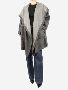 Shirin Guild Grey cashmere oversized coat - One size