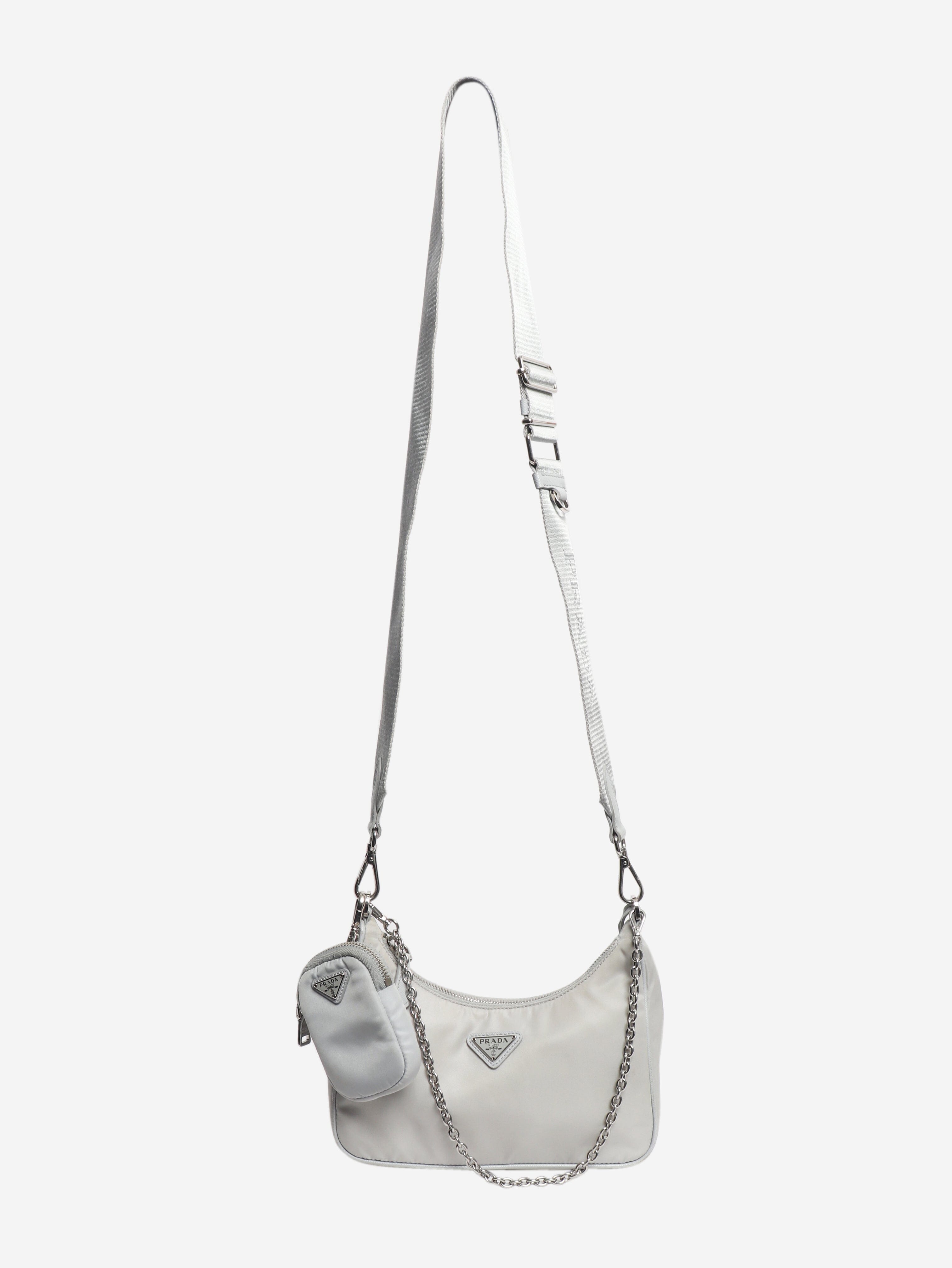 Grey Re-Nylon shoulder bag Shoulder bags Prada 