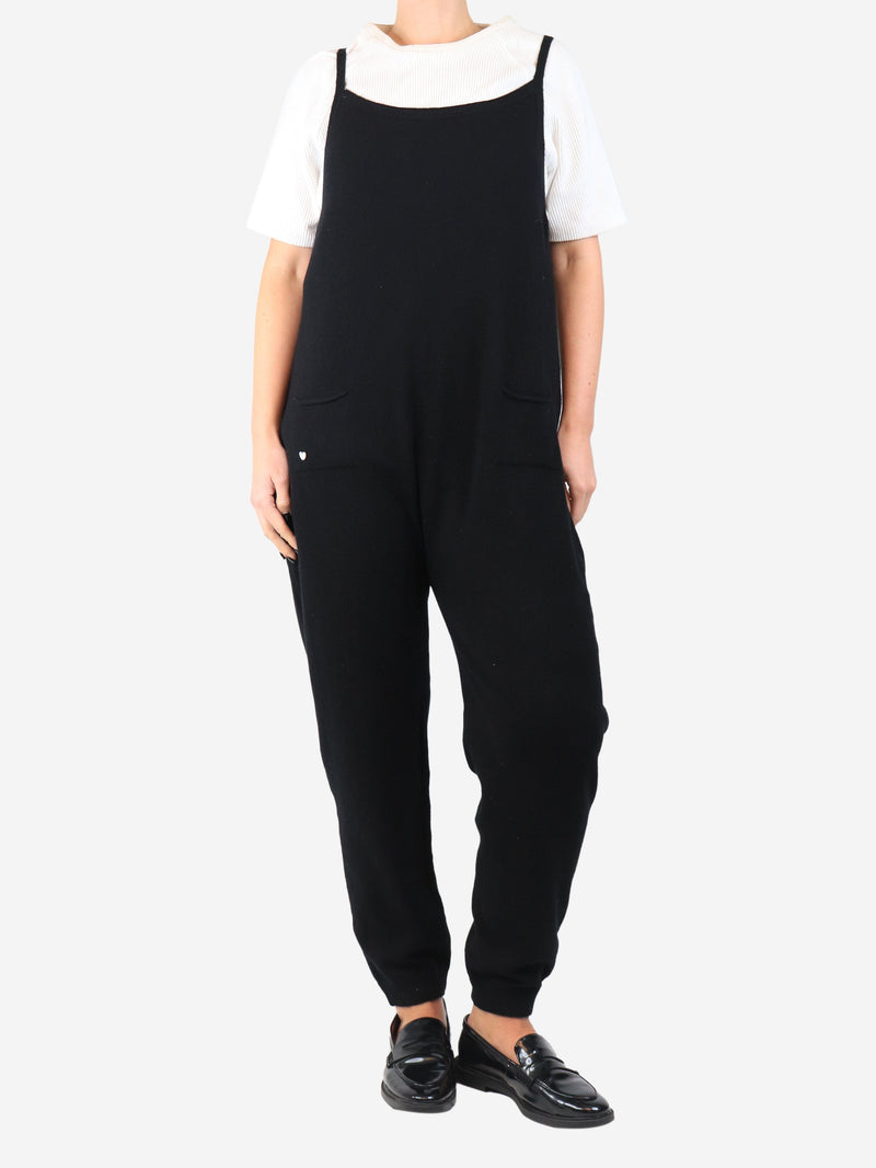Black cashmere jumpsuit - size L Knitwear Bamford 