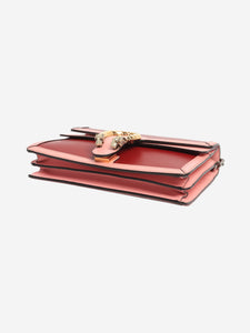 Gucci Black Dionysus Small Shoulder Bag in Red and Pink - size