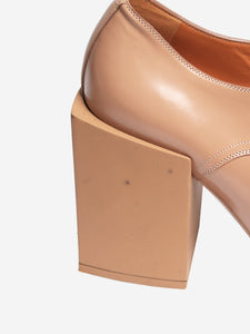 Balenciaga Neutral patent block heels - size EU 39 (UK 6)