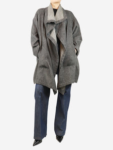 Shirin Guild Grey cashmere oversized coat - One size