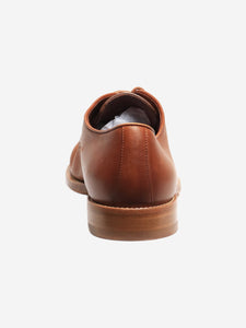 Santoni Brown Derby shoes - size EU 39 (UK 6)