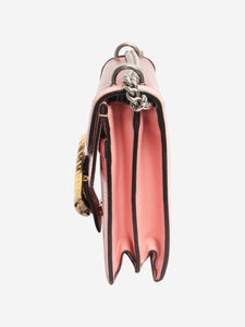 Gucci Black Dionysus Small Shoulder Bag in Red and Pink - size