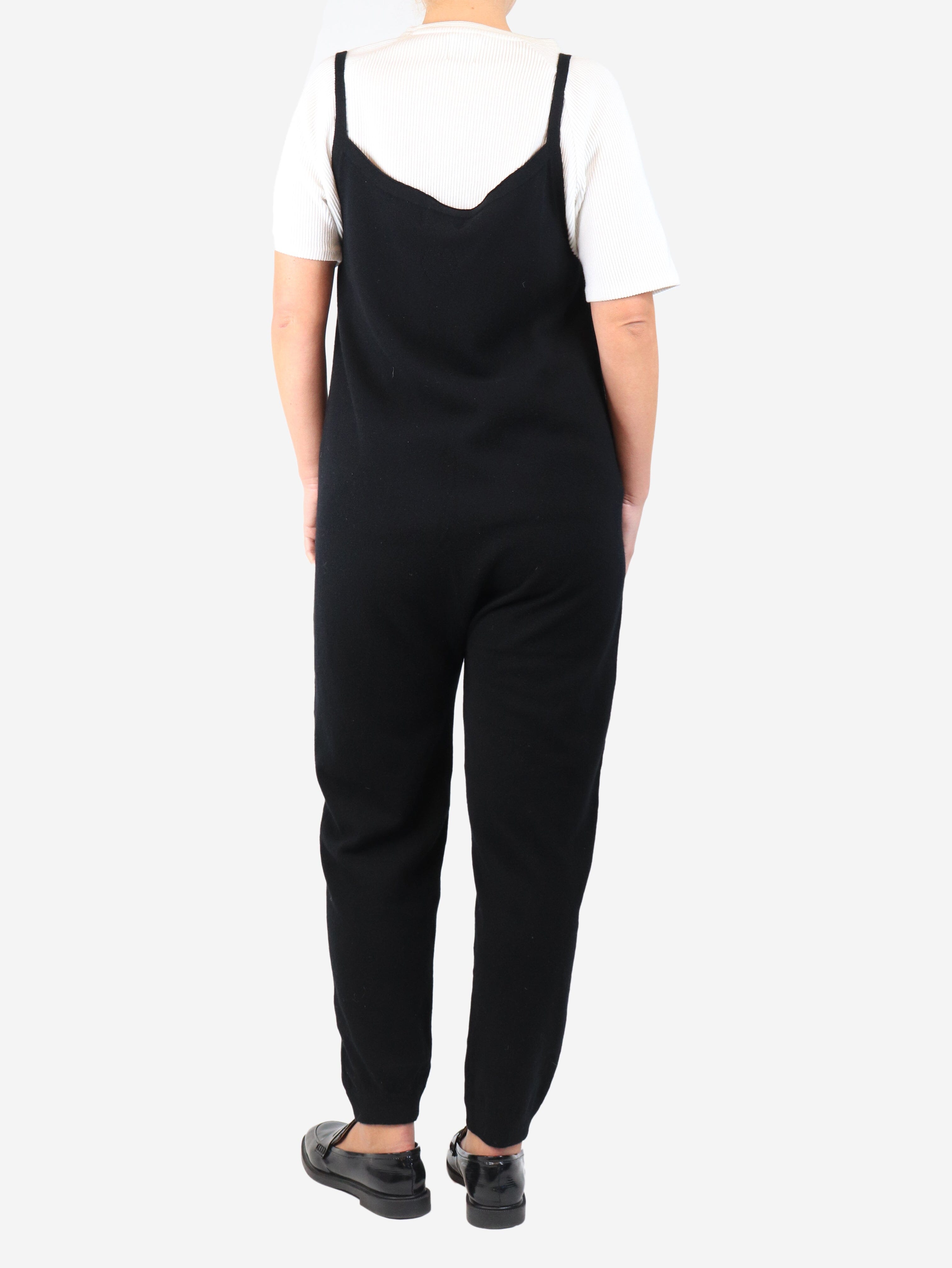 Black cashmere jumpsuit - size L Knitwear Bamford 